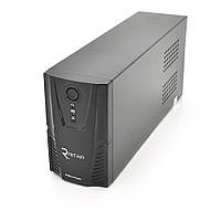 ДБЖ Ritar RTP650L-UX-IEC (390W) Proxima-L, LED, AVR, 3st, USB, 4xIEC-320 C14, 145-290Vac, 1x12V7Ah, plastik Case (314 x 97 X 143)