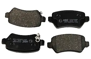 ABE C2M030ABE – Задні дискові гальмівні колодки для Ford Focus II 2004–2011, C-Max 2003–2010, Mazda 3 2003–2009, Volvo S40/V50 200