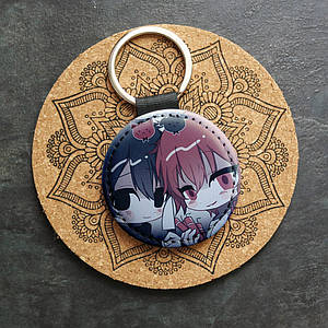 Брелок круглий на ключі Зено — Zeno KR3445