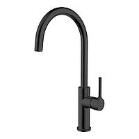 Змішувач для кухні з підключенням фільтрованої води IMPRESE PIVOT f03408510WD, чорний матовий