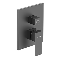 Змішувач прихованого монтажу 2 функції IMPRESE JUDIT f04610810AA, чорний матовий
