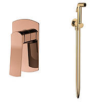 Гігієнічний душ із змішувачем VOLLE SOLO SET20240412, бронза сатин