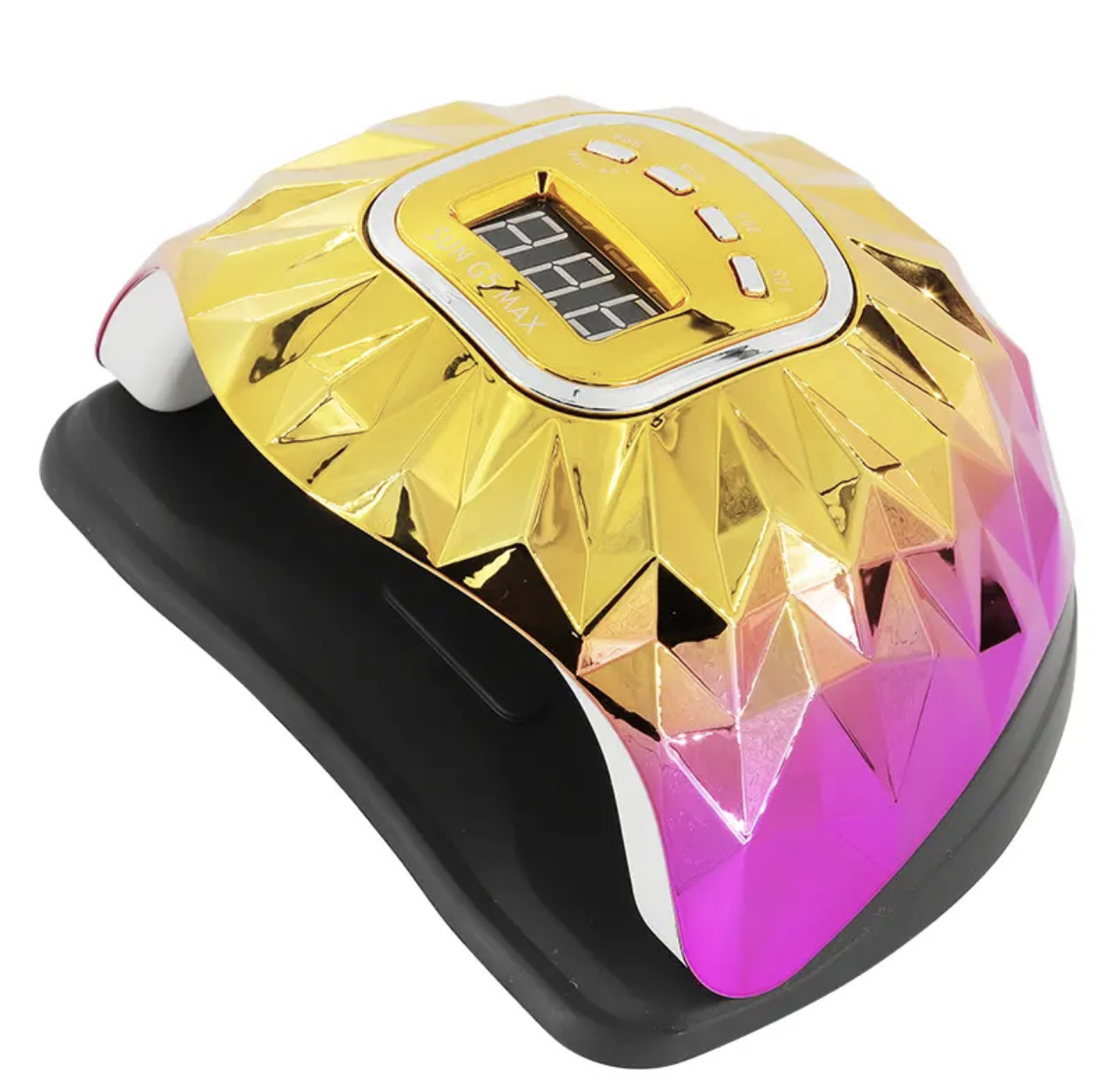 Професійна UV/LED лампа Sun G5 Max золота для сушіння гель-лаку, 200 Вт., фото 1