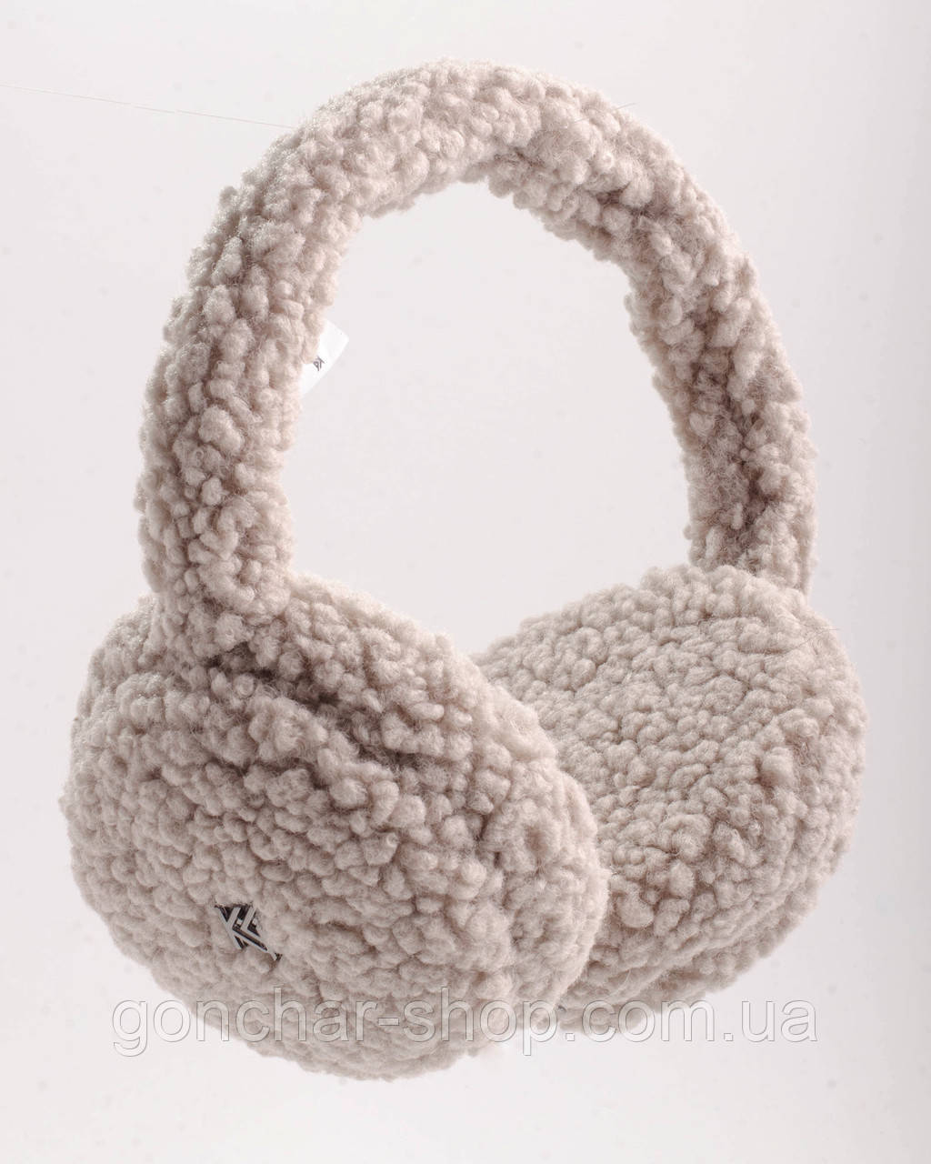 Теплі навушники KENT&AVER Teddy хутряні топлене молоко, фото 1