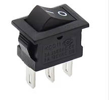 Перемикач клавішний KCD1-101 3Pin ON-OFF, 3A/250V