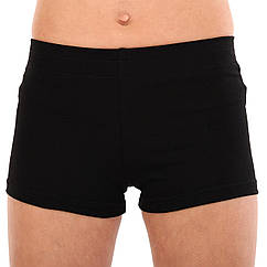 Шорти короткі дитячі чорні для гімнастики та хореографії з бавовни Alema 10-30 зріст 110 см Black