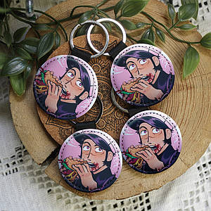 Брелок круглий на ключі 811 KR3603