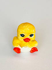 Прикраса для торта з шоколадної глазурі Каченя в яєчку 3D