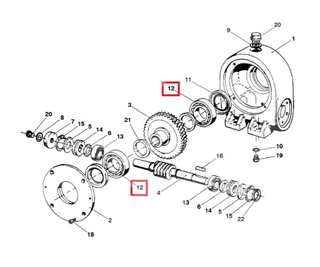Підшипник 6210 D (під шестерню бронзову) редуктор Putzmeister Р-13), фото 2
