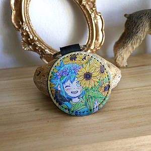 Брелок круглий на ключі Оморі — Omori KR3648