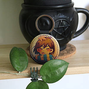 Брелок круглий на ключі Оморі — Omori KR3651