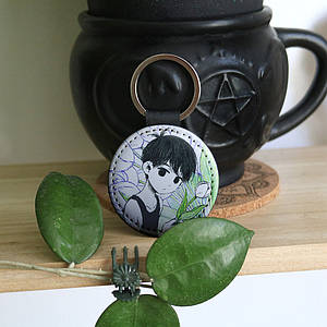 Брелок круглий на ключі Оморі — Omori KR3656