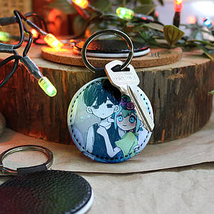 Брелок круглий на ключі Оморі — Omori KR3658