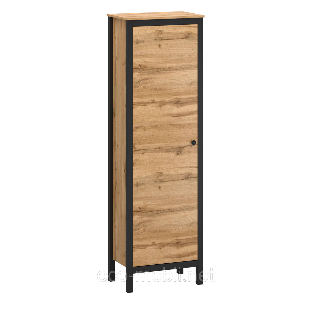 Пенал 1D Palmer V модульної системи дуб вотон/чорний, фото 1