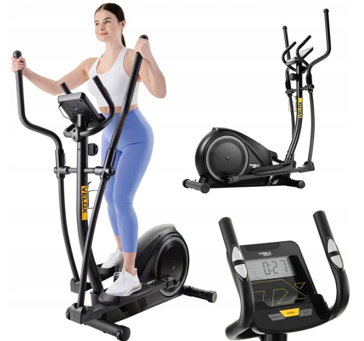 Еліптичний тренажер Орбітрек магнітний Trex Sport TX-600CT Velox до 120 кг, фото 1