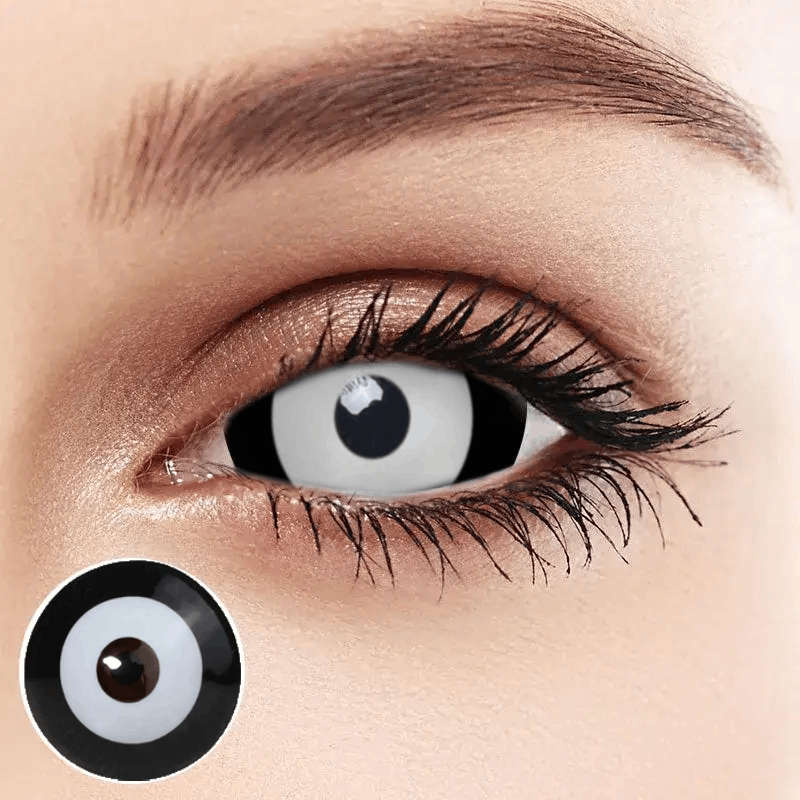 Склеральні білі лінзи ВайтХол | Білі лінзи на все око Склери 22 мм | Лінзи білі, фото 1