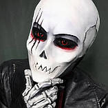 Склеральні лінзи чорні Хорор Дарк | Чорні лінзи все око | Склери 22 мм | Лінзи чорне око, фото 4