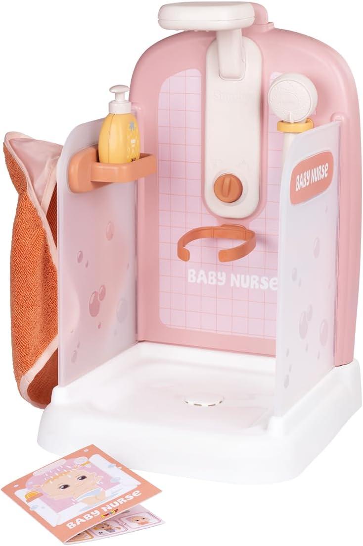 Ігровий набір Smoby Baby Nurse Душова кабіна з водою Терракотова пудра 7600220399, фото 1