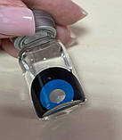 Склеральні лінзи чорні Блек Хол | Чорні лінзи все око | Склери 22 мм | Лінзи чорне око, фото 2