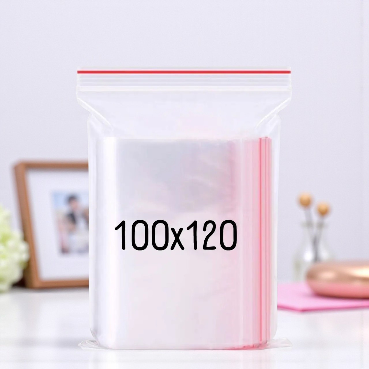 Зіп пакети 100x120 мм 100 шт пакети з замком Zip-Lock, фото 1