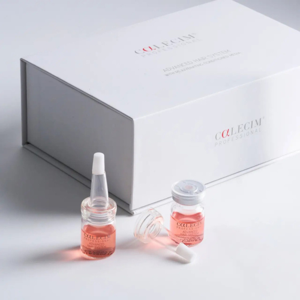 Calecim Advanced Hair System 6x5 мл сироватка для зміцнення волосся та стимуляції їх росту, фото 1