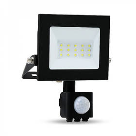 Світлодіодний прожектор LL-2010ARD 10 Вт із датчиком руху 6500 К IP65 Код.58377