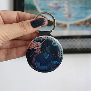 Брелок круглий для ключів Mouthwashing KR2962