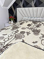 Натуральна ковдра з овчини двоспальна