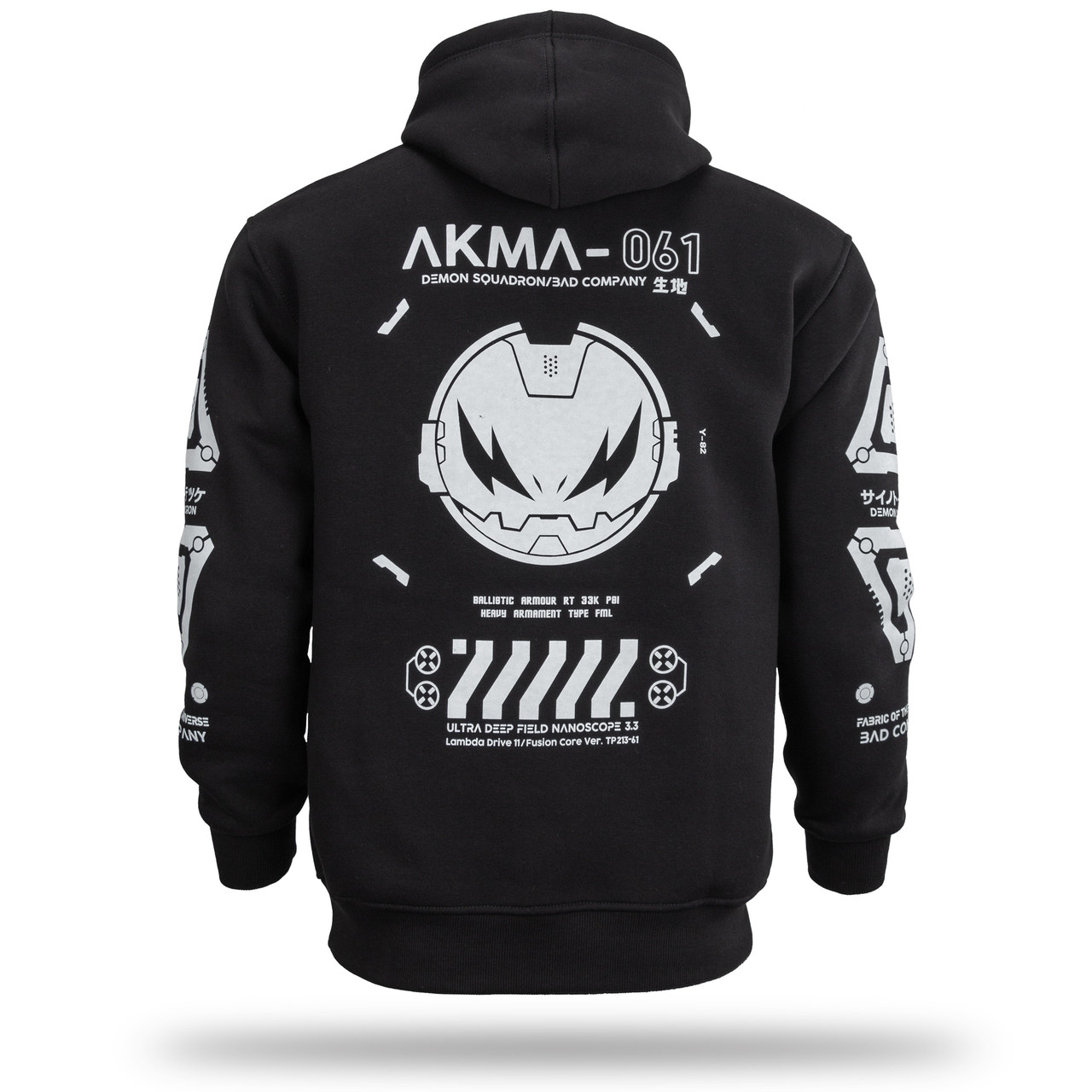 Худі Fabric of the Universe чорна тепла м’яка якісна на флісі, фото 1