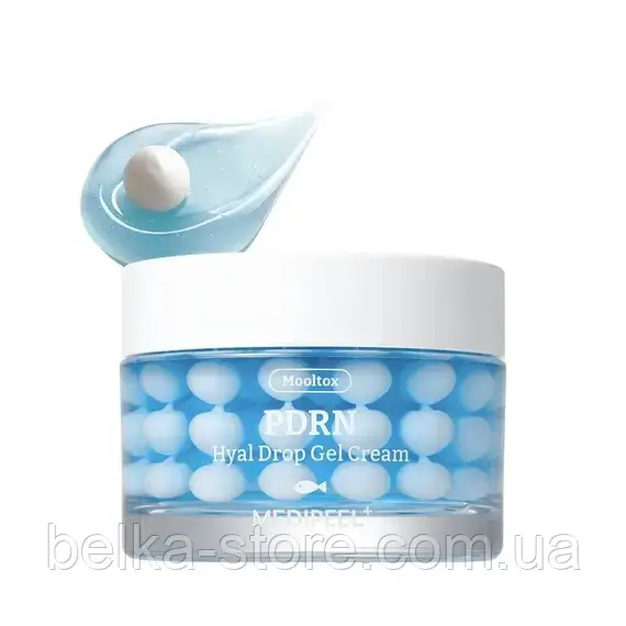 Капсульний крем для обличчя MEDIPEEL Mooltox PDRN Hyal Drop Gel Cream, 50 г, фото 1