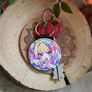 Брелок круглий на ключі Needy Streamer Overload KR3005