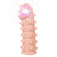 Насадка на член Kokos Extreme Sleeve ES.04 розмір M, потовщує, стимулює рельєф (анонімно)