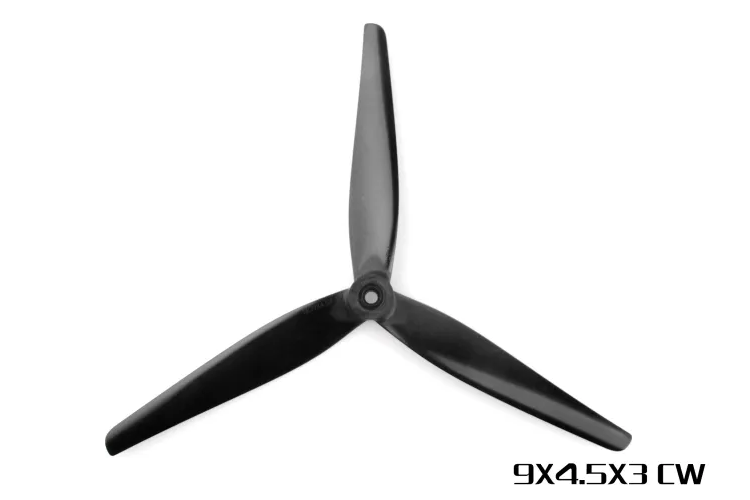 Комплект пропелерів HQProp MacroQuad 9X4.5X3 (2CW+2CCW) Black-Glass Fiber Reinforced Nylon