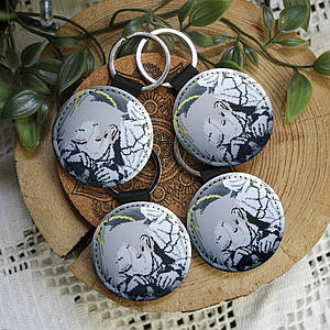 Брелок круглий на ключі SHTDN Shutdown KR3142