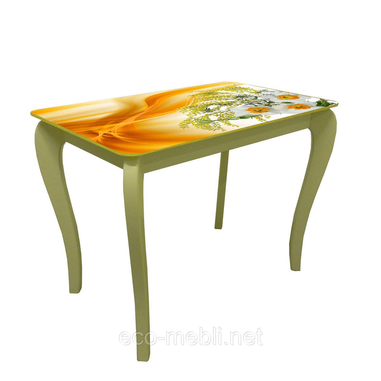 Обідній стіл Класік на дерев'яних опорах, фото 1