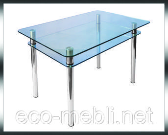 Стіл обідній КС-1 прозорий, фото 1
