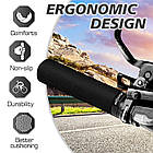 Грипси велосипедні Atomic 64407 прямі, 1 алюм. замок, довжина 135 мм, помаранчеві, фото 4