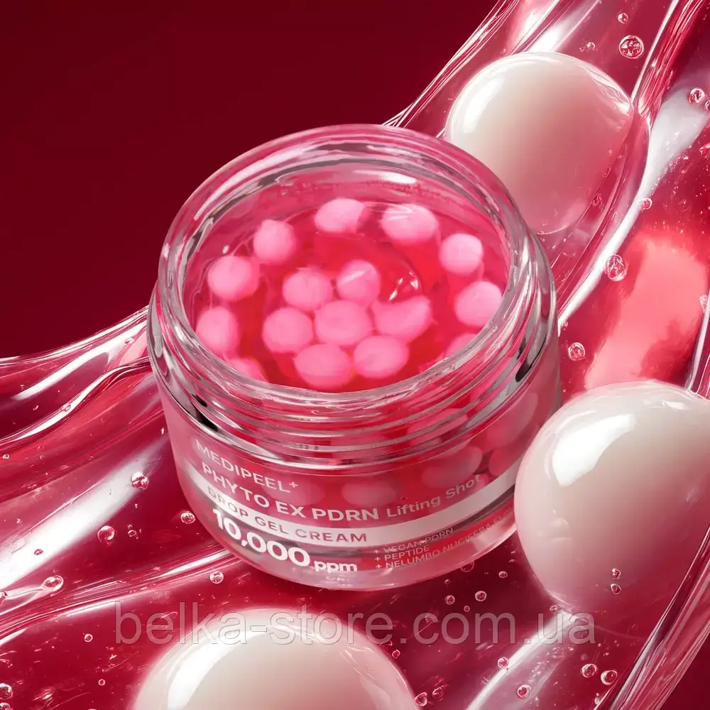 Капсульний гель-крем з ліфтинг-ефектом MEDIPEEL Phyto Ex PDRN Lifting Shot Drop Gel Cream, 50 г, фото 1