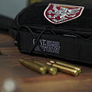 Чоловіча сумка нагрудна LINE чорна месенджер через плече АS, фото 8