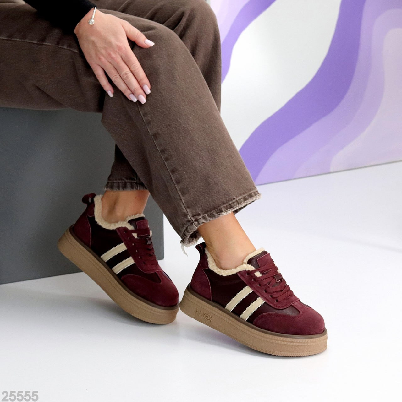 Женские кеды на высокой подошве, женские черные кеды натуральная замша, Кеды на высокой подошве черные, фото 1