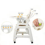 Трансформер-стілець 3 в 1 — стілець, столик + стілець, крісло-гойдалка, фото 3