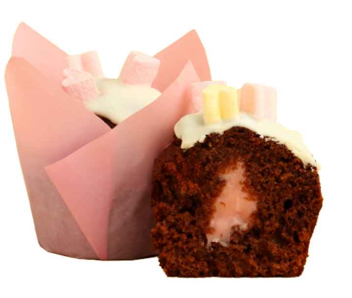 Мафін Серденько з начинкою зі смаком полуниці  0.815 кг ТМ Really ENJOY, фото 1