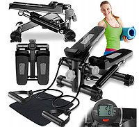 Тренажер степпер з еспандером та Led монітором HECKERMANN М2248