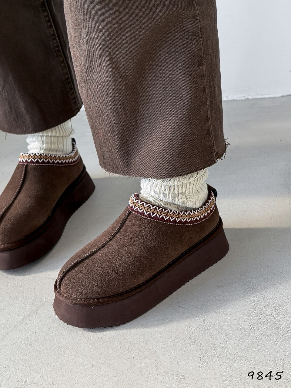 Угги жіночі шоколадні, Жіночі низки уги, жіночі уги автоледі,коричневі автоледі, фото 1