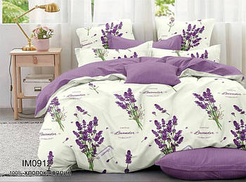 Двоспальна постільна білизна Тет-@-Тет В-1556 бязь (економ, нестандартний)