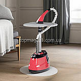 Відпарювач вертикальний стаціонарний Top Kitchen 3500 Вт з прасувальною дошкою 3 л та паровим шлангом 1.15 м, фото 3