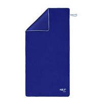 Рушник NILS CAMP NAR14 з мікрофібри 160 x 80 см чорний