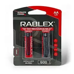 Акумулятор AA R6 Rablex 600 mAh 1.2V (ціна за 1 акумулятор)