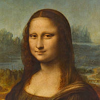 Картина репродукція «Мона Ліза» Леонардо да Вінчі 60x40 см, друк на полотні, настінний декор у інтер’єр, фото 5