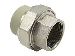 Розбірне з'єднання (американка) PPR ASCO, Ø.40x1/4" В, сірий колір AS31021805N